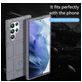 Mobigear Rugged Shield Samsung Galaxy S22 Ultra Hoesje Flexibel TPU Backcover Shockproof - Grijs