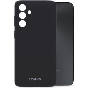 Mobilize Rubber Gelly Samsung Galaxy A05s Hoesje Flexibel TPU Backcover - Matt Black