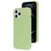 Mobiparts iPhone 12 Pro Max Siliconen Hoesje Backcover - Pistache Green