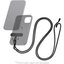 Mobilize Lanyard Universeel Telefoonkoord Verstelbaar - Zwart