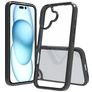 Mobigear Crystal iPhone 16 Hoesje Hardcase Backcover - Zwart