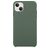 Mobigear Rubber Touch iPhone 15 Plus Siliconen Hoesje Backcover - Groen