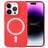 Mobigear Rubber Touch iPhone 15 Pro Max Siliconen MagSafe Hoesje Backcover - Rood