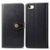 Mobigear Snap Button iPhone 8 Hoesje Bookcase Portemonnee - Zwart