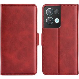 Mobigear Slim Magnet OPPO Reno 8 Pro 5G Hoesje Bookcase Portemonnee - Rood