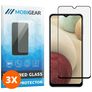 Mobigear Premium Samsung Galaxy A12 Glazen Screenprotector - Case Friendly - Zwart (3-Pack)