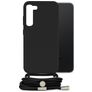 Mobilize Lanyard Gelly Samsung Galaxy S23 Plus Flexibel TPU Hoesje met koord - Zwart