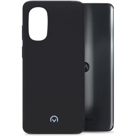 Mobilize Rubber Gelly Motorola Moto G82 Hoesje Flexibel TPU Backcover - Matt Black