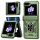 Mobigear Armor ring Samsung Galaxy Z Flip 6 Hoesje Hardcase Backcover Shockproof met Ringhouder - Groen