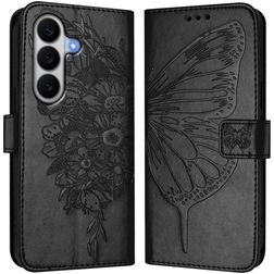 Mobigear Butterfly Samsung Galaxy A27 Hoesje Bookcase Portemonnee - Zwart