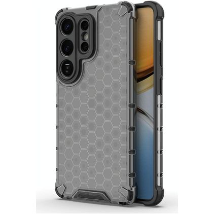 Mobigear Honeycomb Samsung Galaxy S26 Ultra Hoesje Hardcase Backcover Shockproof - Zwart