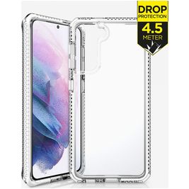 ITSkins SupremeClear Doorzichtig Samsung Galaxy S21 Plus Hoesje Hardcase Backcover Shockproof - Transparant