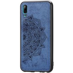 Mobigear Mandala Huawei Y7 Pro (2019) Hoesje Hardcase Backcover - Blauw