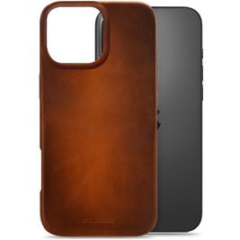 Mobilize Premium iPhone 16 Pro Max MagSafe Hoesje Echt Leer Backcover - Burned Cognac