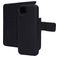 Mobiparts iPhone 16e Hoesje Echt Leer Uitneembare 2in1 Bookcase Portemonnee - Zwart