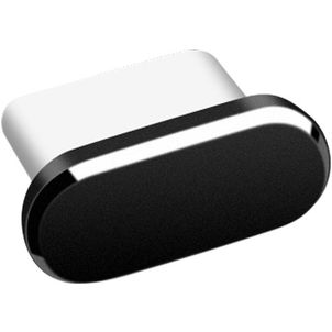 Mobigear Essentials Aluminium Anti-stofplug - USB-C - Zwart (2-Pack)