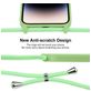 Mobigear Lanyard iPhone 14 Pro Siliconen Hoesje met koord - Groen