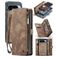 CaseMe 008 Google Pixel 9 Pro XL Hoesje Uitneembare 2in1 Bookcase Portemonnee - Bruin