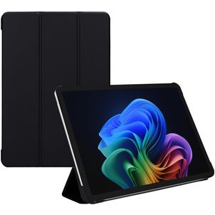Mobiparts Tri Fold Microsoft Surface Pro 12 inch Hoes Bookcase - Zwart