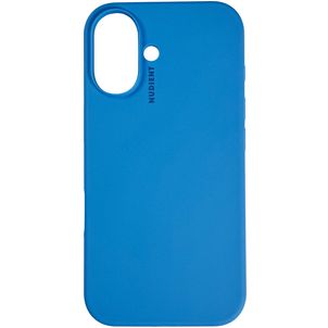 Nudient Base iPhone 16 Plus Siliconen Hoesje Backcover - Vibrant Blue