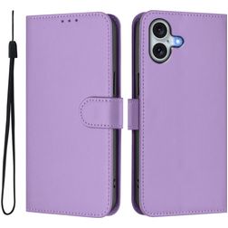 Mobigear Urban Wallet iPhone 16 Plus Hoesje Bookcase - Paars
