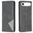 Mobigear Rhombus Slim iPhone Air Hoesje Bookcase - Zwart