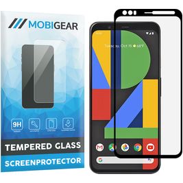Mobigear Premium Google Pixel 4 Glazen Screenprotector - Case Friendly - Zwart