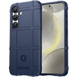 Mobigear Rugged Shield Samsung Galaxy S25 Plus Hoesje Flexibel TPU Backcover Shockproof - Blauw