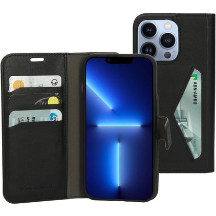 Mobiparts Classic Wallet iPhone 13 Pro Hoesje Bookcase Portemonnee - Zwart