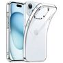 Mobigear Basics Doorzichtig iPhone 15 Hoesje Flexibel TPU Backcover - Transparant