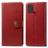 Mobigear Snap Button Samsung Galaxy A21s Hoesje Bookcase Portemonnee - Rood