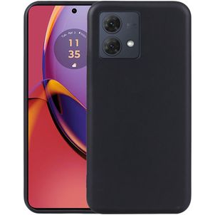 Mobigear Basics Motorola Moto G85 Hoesje Flexibel TPU Backcover - Zwart