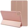 Mobigear Tri-Fold Gel iPad Pro 11 Inch (2024) Hoes TPU,Kunstleer Bookcase - Roségoud