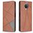 Mobigear Rhombus Slim Nokia G20 Hoesje Bookcase - Bruin