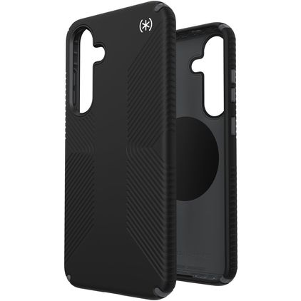 Speck Presidio2 Grip Magnet Samsung Galaxy S25 Plus MagSafe Hoesje Hardcase Backcover Shockproof - Zwart