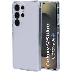 Mobiparts Classic Hardcover Doorzichtig Samsung Galaxy S25 Ultra Hoesje Hardcase Backcover - Transparant