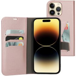 Mobiparts Classic Wallet iPhone 14 Pro Max Hoesje Bookcase Portemonnee - Roze