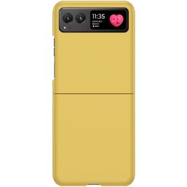 Mobigear Colors Motorola Razr 40 Hoesje Hardcase Backcover - Geel