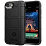 Mobigear Rugged Shield iPhone SE (2020) Hoesje Flexibel TPU Backcover Shockproof - Zwart