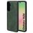 Mobiparts Classic Samsung Galaxy A56 MagSafe Hoesje TPU,Kunstleer Backcover - Emerald Green