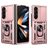 Mobigear Armor Ring Cam Slide Samsung Galaxy Z Fold 8 Ultra Hoesje Hardcase Backcover Shockproof met Ringhouder en Camera Slider - Roségoud