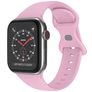 Mobigear Sport Dual Siliconen Apple Watch Bandje Druksluiting - 49/46/45/44 mm - Lavendel