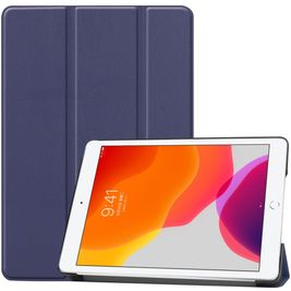 Mobigear Tri-Fold iPad 7 (2019) Hoes Bookcase - Donkerblauw