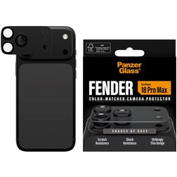 PanzerGlass FENDER iPhone 18 Pro Max Aluminium Camera Protector - Case Friendly - Grijs