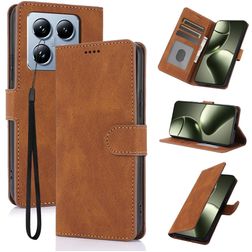Mobigear Wallet Xiaomi 14T Pro Hoesje Bookcase Portemonnee - Bruin