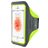Mobiparts Comfort Fit Telefoonhouder Hardlopen iPhone SE (2016) Sport Hoesje Neopreen Sportarmband - Neon Green