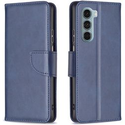 Mobigear Excellent Motorola Moto G200 5G Hoesje Bookcase Portemonnee - Blauw