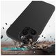 Mobigear Rubber Touch iPhone 16 Pro Siliconen Hoesje Backcover - Zwart