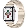 Mobigear Antwerp Stalen Apple Watch Bandje Vouwsluiting - 42/41/40/38 mm - Sterrenlicht
