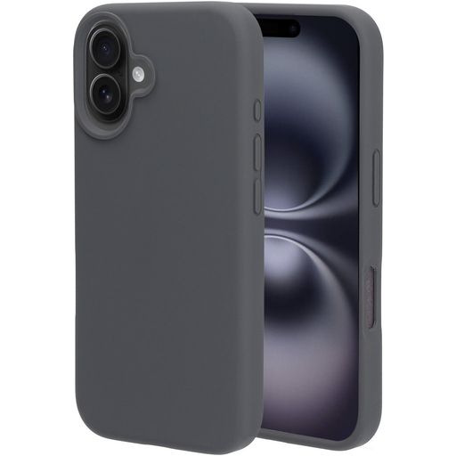 Mobiparts iPhone 16 Siliconen Hoesje Backcover - Urban Grey